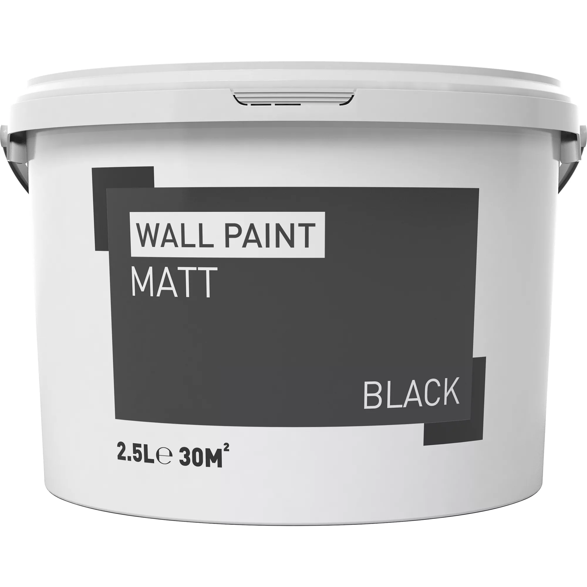 Black Matt Emulsion Paint, 2.5L 3 Black Matt Emulsion Paint, 2.5L