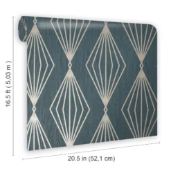 Boutique Marquise Emerald Geometric Gold Effect Textured Wallpaper -Home Paint Store boutique marquise emerald geometric gold effect textured wallpaper5011583445305 01t