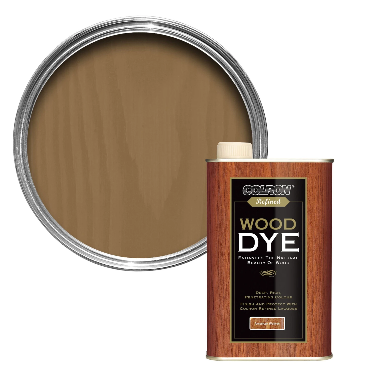 Colron Refined American Walnut Wood Dye, 0.25L 3 Colron Refined American Walnut Wood Dye, 0.25L