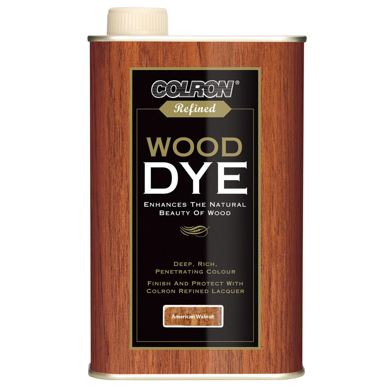 Colron Refined American Walnut Wood Dye, 0.25L 4 Colron Refined American Walnut Wood Dye, 0.25L - Image 2