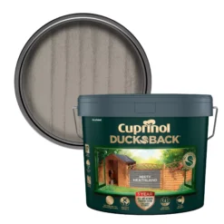 Cuprinol Ducksback Misty Heathland Matt Arbours, Fencing, Gates, Sheds & Summerhouses Treatment, 9L