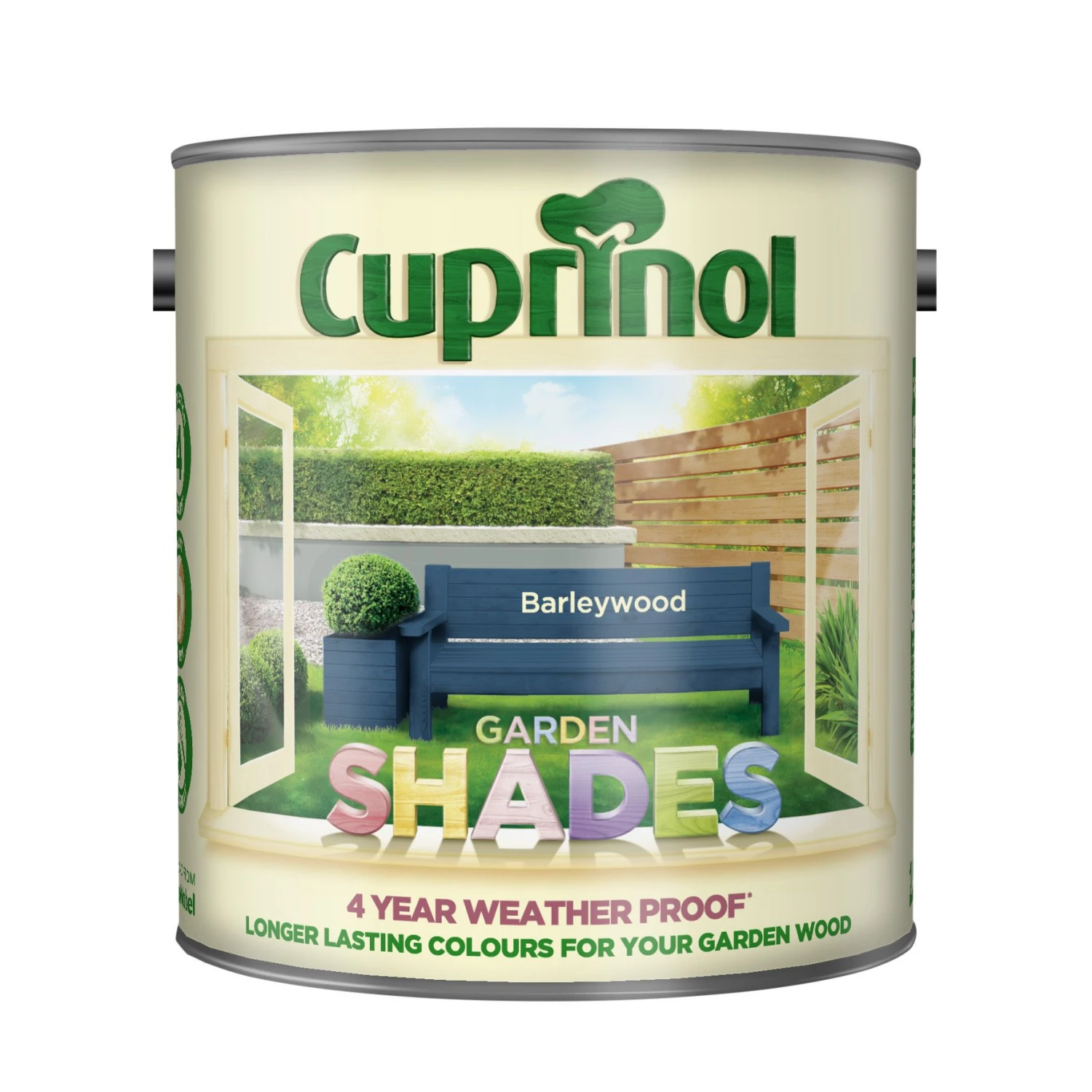 Cuprinol Garden Shades Barleywood Matt Multi-surface Exterior Wood Paint, 2.5L 4 Cuprinol Garden Shades Barleywood Matt Multi-surface Exterior Wood Paint, 2.5L - Image 2