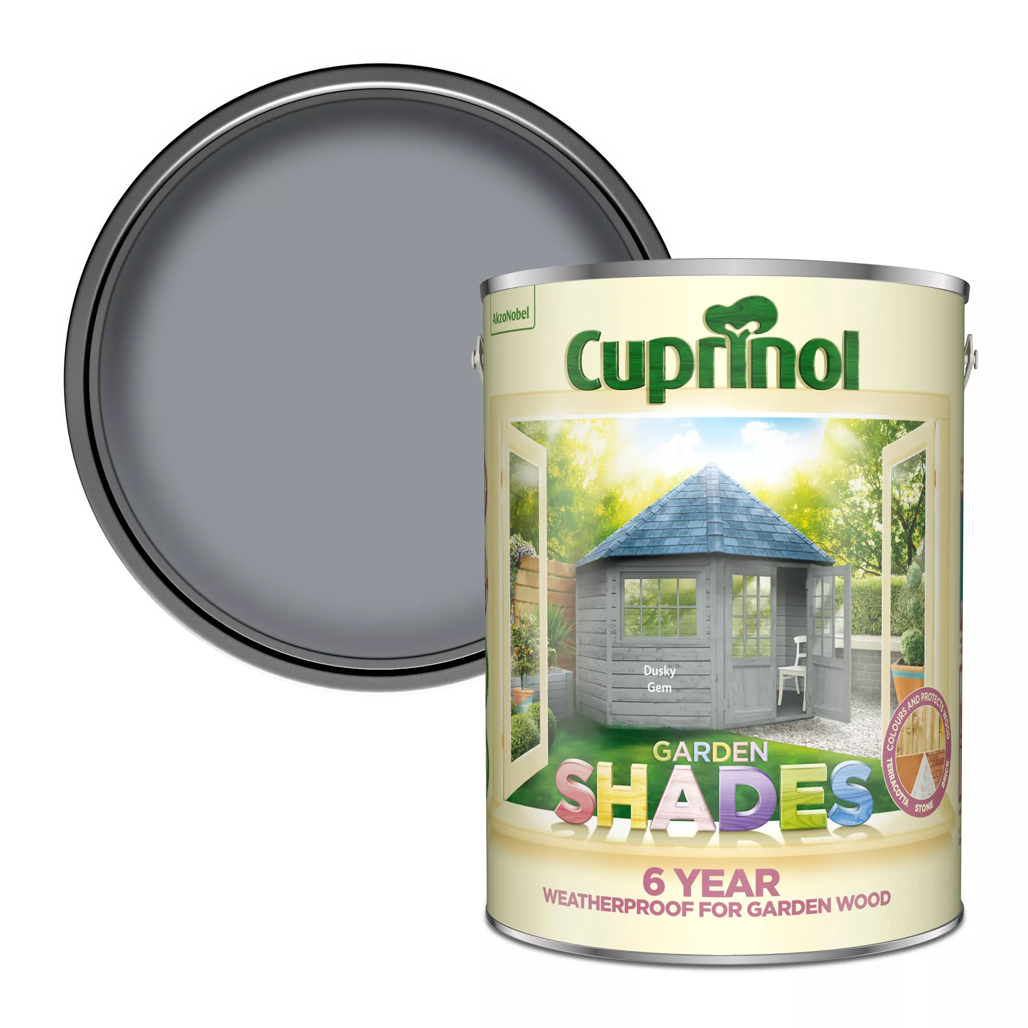 Cuprinol Garden Shades Dusky Gem Matt Exterior Wood Paint, 5L 3 Cuprinol Garden Shades Dusky Gem Matt Exterior Wood Paint, 5L
