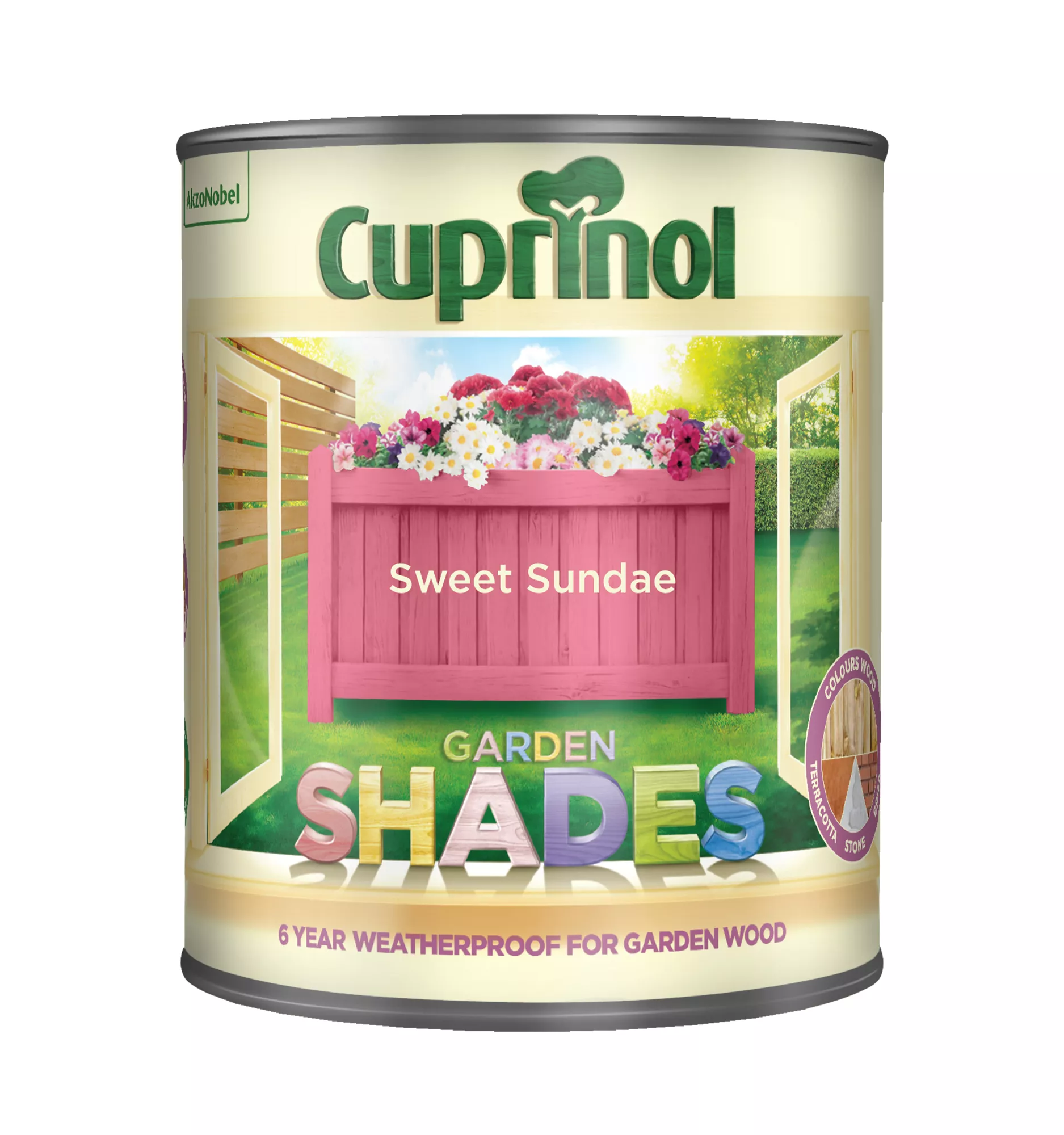 Cuprinol Garden Shades Sweet Sundae Matt Multi-surface Exterior Wood Paint, 1L 4 Cuprinol Garden Shades Sweet Sundae Matt Multi-surface Exterior Wood Paint, 1L - Image 2