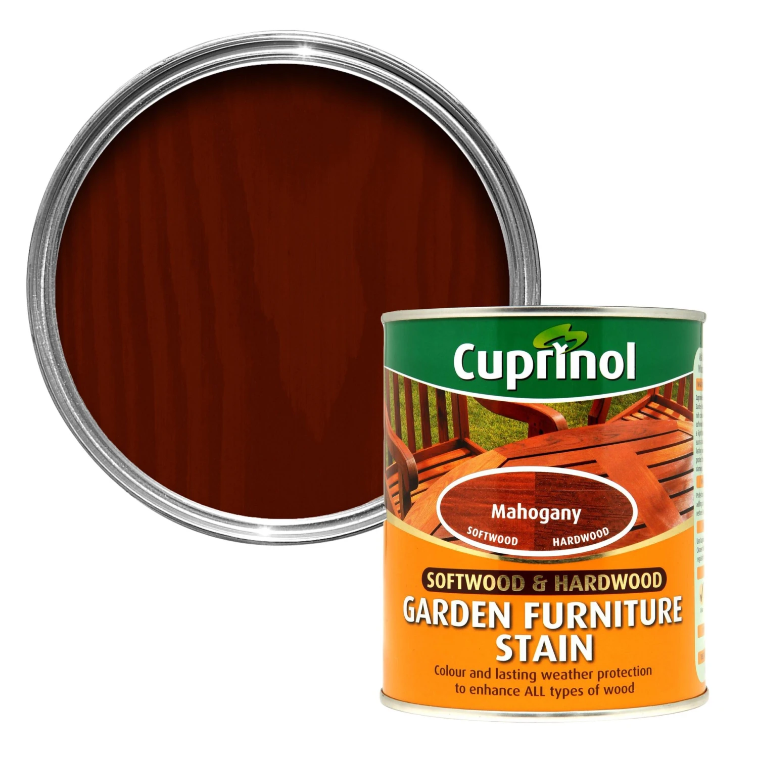 Cuprinol Softwood & Hardwood Mahogany Furniture Wood Stain, 750ml 3 Cuprinol Softwood & Hardwood Mahogany Furniture Wood Stain, 750ml