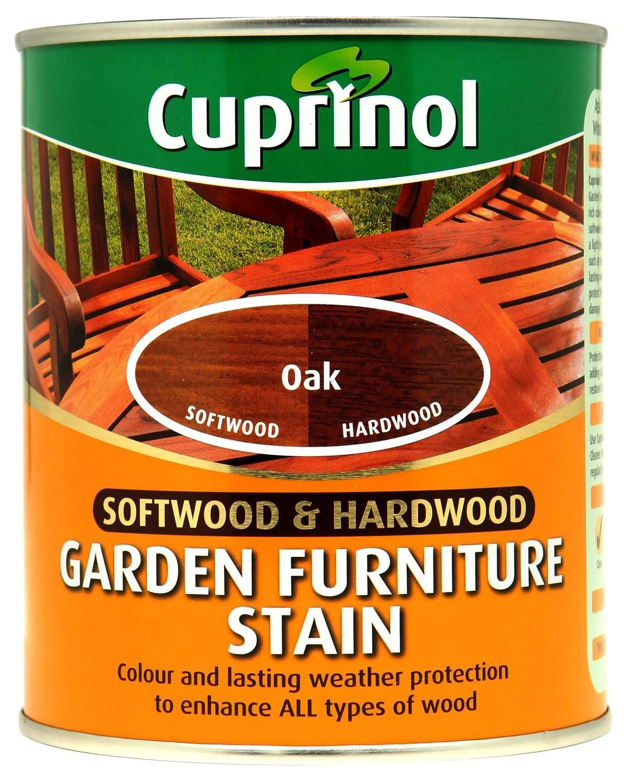 Cuprinol Softwood & Hardwood Oak Furniture Wood Stain, 750ml 4 Cuprinol Softwood & Hardwood Oak Furniture Wood Stain, 750ml - Image 2