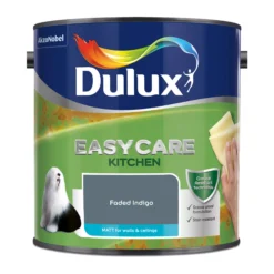 Dulux Easycare Kitchen Faded Indigo Matt Wall Paint, 2.5L -Home Paint Store dulux easycare kitchen faded indigo matt wall paint 2 5l5010212668320 08c bq