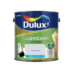 Dulux Easycare Kitchen Frosted Steel Matt Emulsion Paint, 2.5L -Home Paint Store dulux easycare kitchen frosted steel matt emulsion paint 2 5l5010212503805 08c bq
