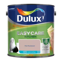 Dulux Easycare Kitchen Pink Parchment Matt Wall Paint, 2.5L -Home Paint Store dulux easycare kitchen pink parchment matt wall paint 2 5l5010212668399 08c bq