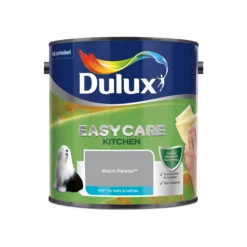Dulux Easycare Kitchen Warm Pewter Matt Emulsion Paint, 2.5L -Home Paint Store dulux easycare kitchen warm pewter matt emulsion paint 2 5l5010212633434 08c bq