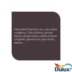 Dulux Easycare Washable & Tough Decadent Damson Matt Wall Paint, 2.5L 16 Dulux Easycare Washable & Tough Decadent Damson Matt Wall Paint, 2.5L -Home Paint Store dulux easycare washable tough decadent damson matt wall paint 2 5l5010212658628 36c bq