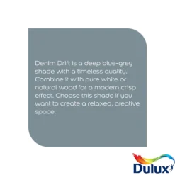 Dulux Easycare Washable & Tough Denim Drift Matt Wall Paint, 5L 16 Dulux Easycare Washable & Tough Denim Drift Matt Wall Paint, 5L -Home Paint Store dulux easycare washable tough denim drift matt wall paint 5l5010212659441 36c bq