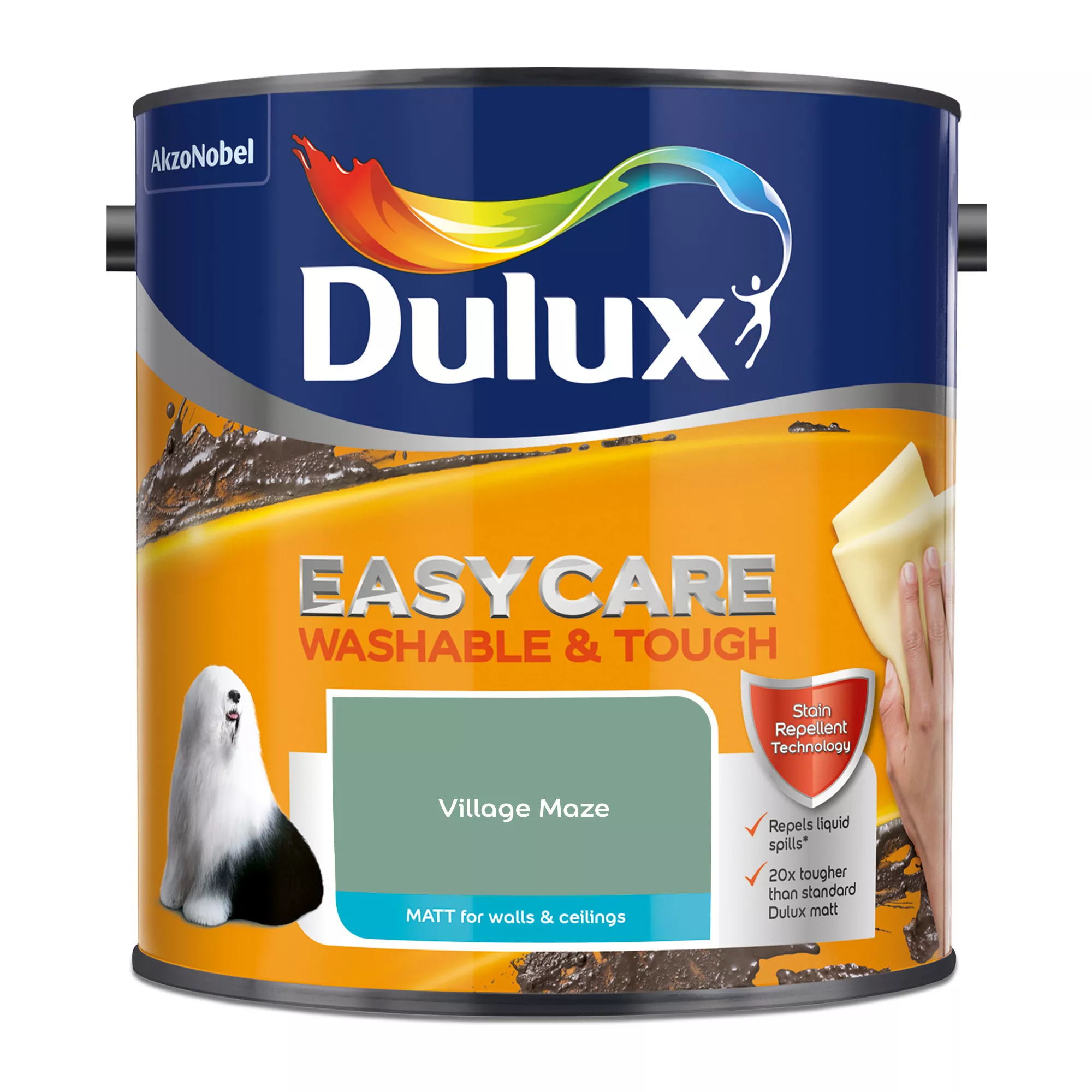 Dulux Easycare Washable & Tough Village Maze Matt Wall Paint, 2.5L 4 Dulux Easycare Washable & Tough Village Maze Matt Wall Paint, 2.5L - Image 2