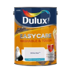 Dulux Easycare White Mist Matt Emulsion Paint, 5L -Home Paint Store dulux easycare white mist matt emulsion paint 5l5010212647912 08c bq