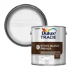 Dulux Trade Plus White Wall & Ceiling Matt Stain Block Primer, 2.5L -Home Paint Store dulux trade plus white wall ceiling matt stain block primer 2 5l5010212570494 02c bq