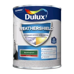 Dulux Weathershield Buckingham Green Gloss Exterior Metal & Wood Paint, 750ml 9 Dulux Weathershield Buckingham Green Gloss Exterior Metal & Wood Paint, 750ml -Home Paint Store dulux weathershield buckingham green gloss exterior metal wood paint 750ml5010212431153 08c bq