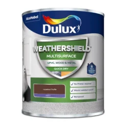 Dulux Weathershield Hazelnut Truffle Satinwood Multi-surface Paint, 750ml 8 Dulux Weathershield Hazelnut Truffle Satinwood Multi-surface Paint, 750ml -Home Paint Store dulux weathershield hazelnut truffle satinwood multi surface paint 750ml5010212651629 08c bq