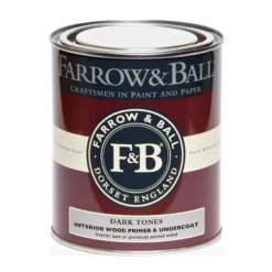 Farrow & Ball Dark Tones Wood Primer & Undercoat, 750ml 6 Farrow & Ball Dark Tones Wood Primer & Undercoat, 750ml -Home Paint Store farrow ball dark tones wood primer undercoat 750ml5029496023589 08c bq