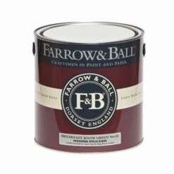 Farrow & Ball Modern Breakfast Room Green No.81 Matt Emulsion Paint, 2.5L -Home Paint Store farrow ball modern breakfast room green no 81 matt emulsion paint 2 5l5029496278125 08c bq