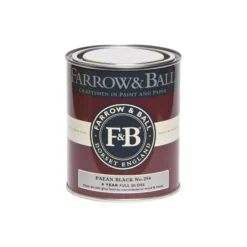 Farrow & Ball Paean Black No.294 Gloss Metal & Wood Paint, 750ml 8 Farrow & Ball Paean Black No.294 Gloss Metal & Wood Paint, 750ml -Home Paint Store farrow ball paean black no 294 gloss metal wood paint 750ml5051836057947 08c bq