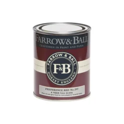 Farrow & Ball Preference Red No.297 Gloss Metal & Wood Paint, 750ml -Home Paint Store farrow ball preference red no 297 gloss metal wood paint 750ml5051836057978 08c bq