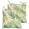Furn. Pink Palm Leaf Square Seat Pad, Pair Of 2 (L)17cm X (W)43cm -Home Paint Store furn pink palm leaf square seat pad pair of 2 l 17cm x w 43cm5025532700100 01c bq