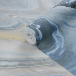 GoodHome Breschia Blue Matt Mural -Home Paint Store goodhome breschia blue matt mural5059340471174 01c