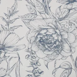 GoodHome Carnanton Navy Floral Metallic Effect Smooth Wallpaper -Home Paint Store goodhome carnanton navy floral metallic effect smooth wallpaper5059340410593 37c