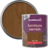 GoodHome Dark Oak Gloss Multi-surface Furniture Wood Varnish, 750ml -Home Paint Store goodhome dark oak gloss multi surface furniture wood varnish 750ml5059340486888 21c