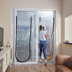 GoodHome Double Doorway Dust Guard -Home Paint Store goodhome double doorway dust guard5059340015330 41i