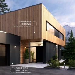 GoodHome Extreme Outdoor Light Oak Satin Quick Dry Wood Stain, 2.5L -Home Paint Store goodhome extreme outdoor light oak satin quick dry wood stain 2 5l5059340295909 19i EN 2022