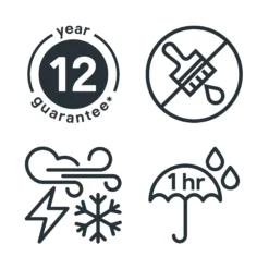 GoodHome Extreme Outdoor Rustic Oak Satin Quick Dry Wood Stain, 2.5L -Home Paint Store goodhome extreme outdoor rustic oak satin quick dry wood stain 2 5l5059340297545 03t