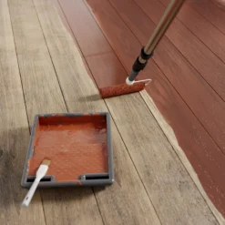 GoodHome Mahogany Satin Floor Wood Varnish, 2.5L -Home Paint Store goodhome mahogany satin floor wood varnish 2 5l5059340487007 02i