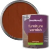 GoodHome Mahogany Satin Multi-surface Furniture Wood Varnish, 750ml -Home Paint Store goodhome mahogany satin multi surface furniture wood varnish 750ml5059340486833 21c