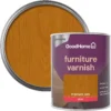 GoodHome Medium Oak Gloss Multi-surface Furniture Wood Varnish, 750ml