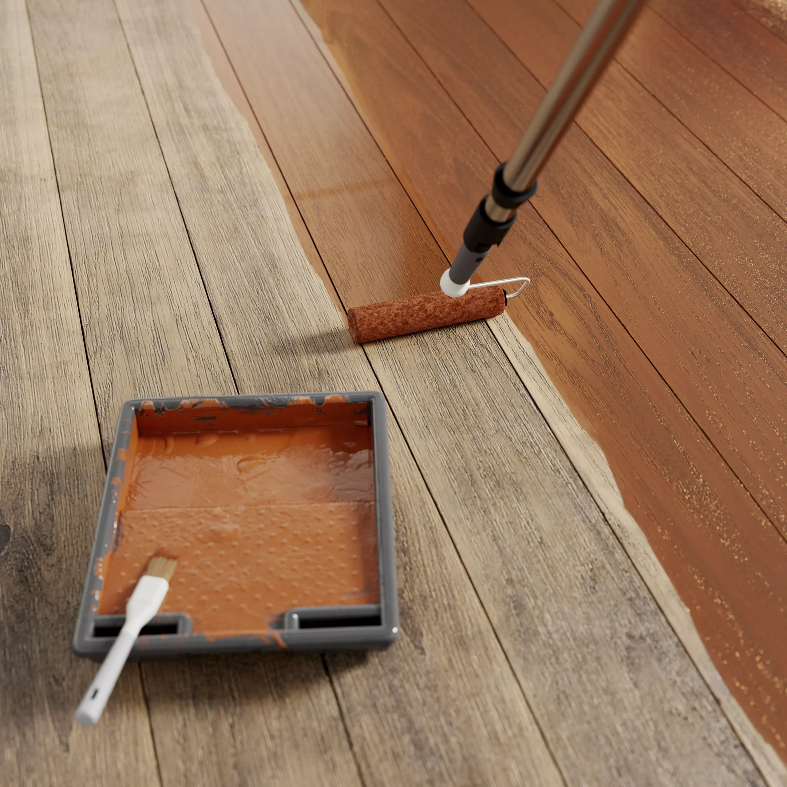 GoodHome Medium Oak Satin Floor Wood Varnish, 2.5L 7 GoodHome Medium Oak Satin Floor Wood Varnish, 2.5L - Image 5