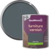 GoodHome Mid Grey Satin Multi-surface Furniture Wood Varnish, 750ml -Home Paint Store goodhome mid grey satin multi surface furniture wood varnish 750ml5059340486840 21c