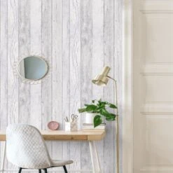 GoodHome Ordsall Grey Wood Effect Smooth Wallpaper -Home Paint Store goodhome ordsall grey wood effect smooth wallpaper5059340410586 02i