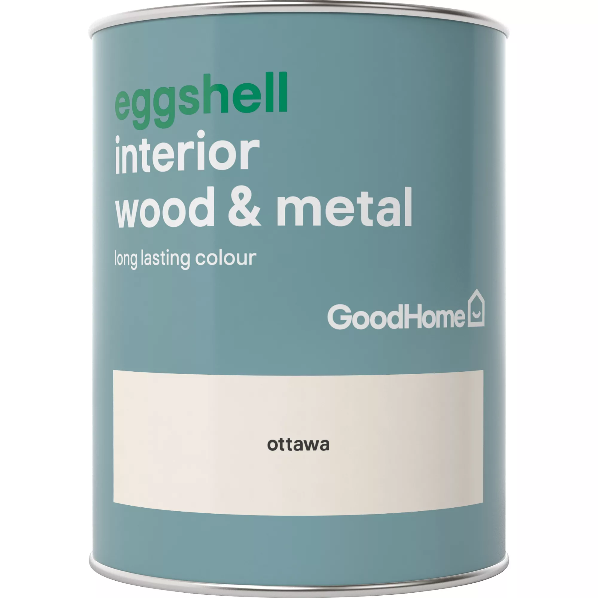 GoodHome Ottawa Eggshell Metal & Wood Paint, 750ml 4 GoodHome Ottawa Eggshell Metal & Wood Paint, 750ml - Image 2