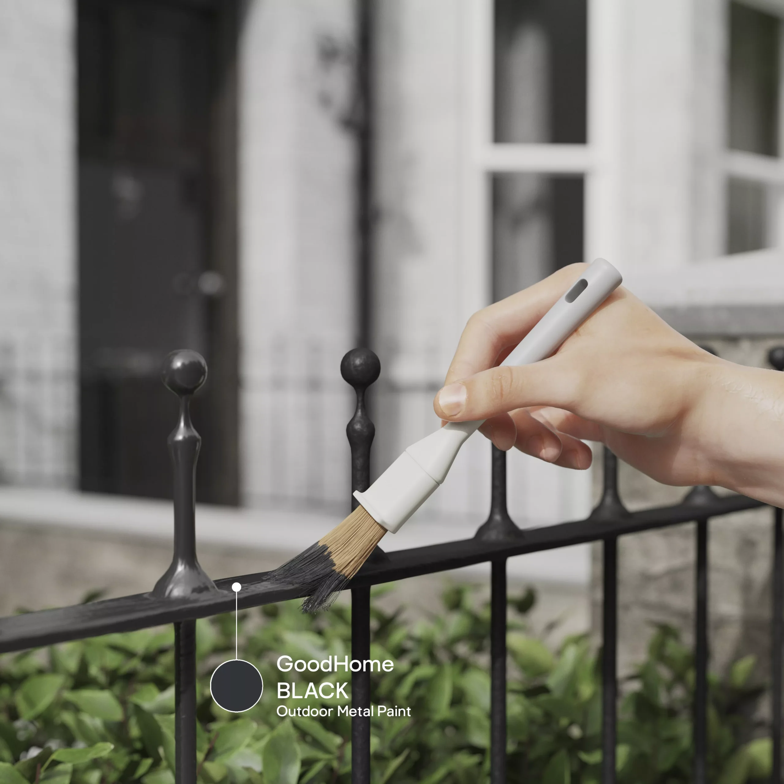 GoodHome Outdoor Black Satinwood Exterior Metal Paint, 750ml Tin 8 GoodHome Outdoor Black Satinwood Exterior Metal Paint, 750ml Tin - Image 6