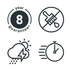 GoodHome Outdoor Dark Oak Satin Quick Dry Wood Stain, 2.5L -Home Paint Store goodhome outdoor dark oak satin quick dry wood stain 2 5l5059340297460 03t