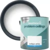 GoodHome Problem Ceilings Brilliant White Matt Emulsion Paint, 2.5L -Home Paint Store goodhome problem ceilings brilliant white matt emulsion paint 2 5l5059340232041 37c