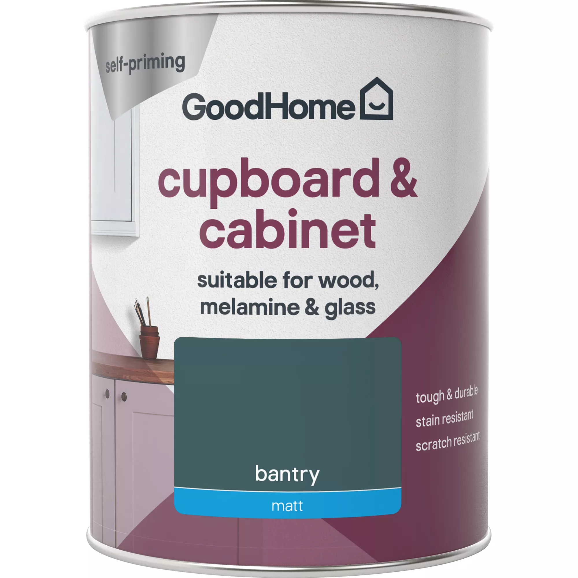 GoodHome Renovation Bantry Matt Cupboard & Cabinet Paint, 750ml 4 GoodHome Renovation Bantry Matt Cupboard & Cabinet Paint, 750ml - Image 2