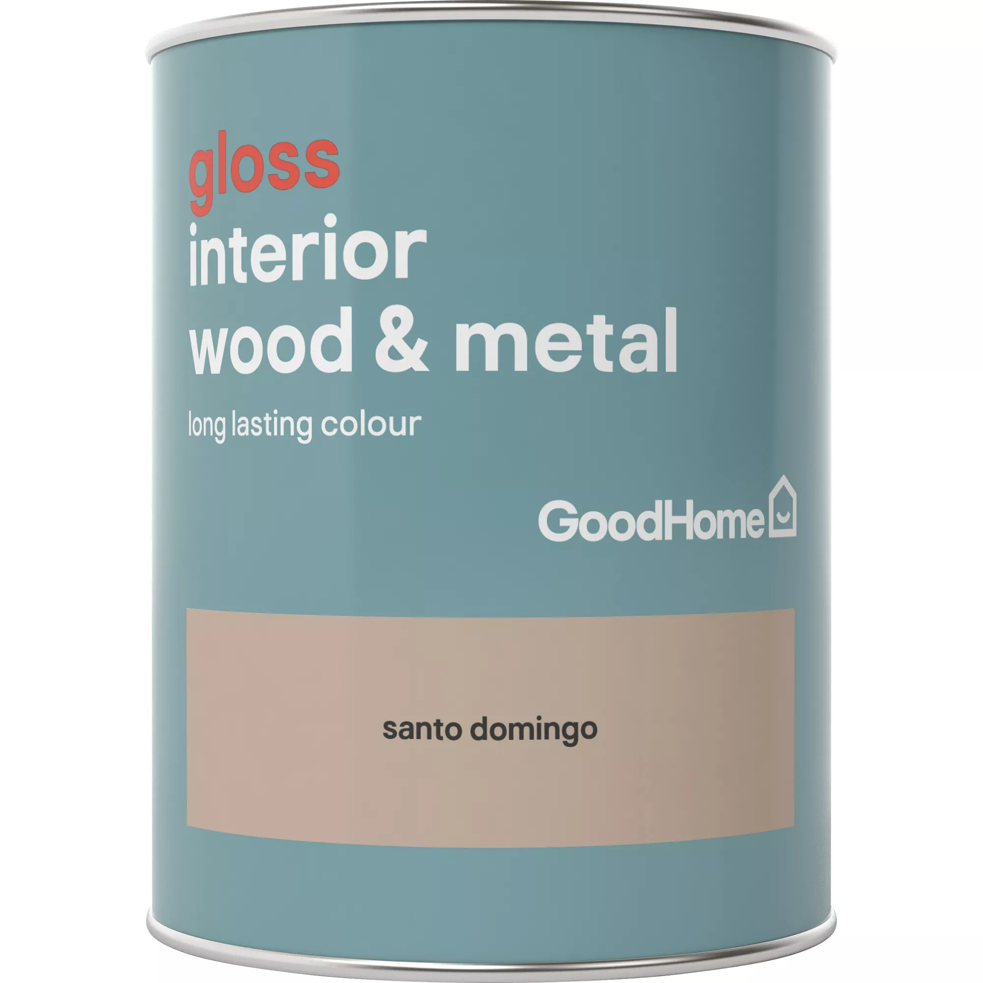 GoodHome Santo Domingo Gloss Metal & Wood Paint, 750ml 4 GoodHome Santo Domingo Gloss Metal & Wood Paint, 750ml - Image 2