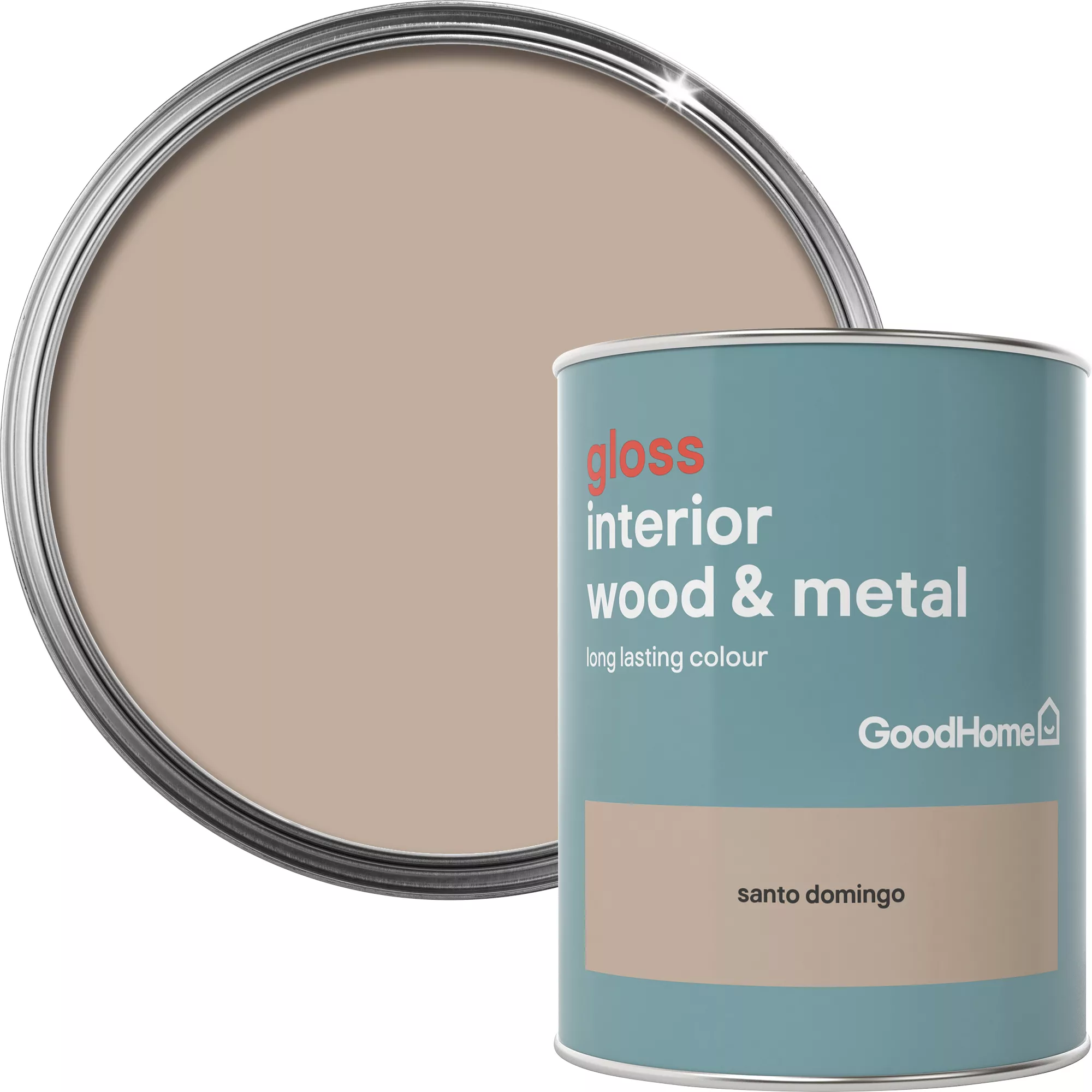 GoodHome Santo Domingo Gloss Metal & Wood Paint, 750ml 3 GoodHome Santo Domingo Gloss Metal & Wood Paint, 750ml