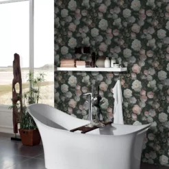 GoodHome Serpin Soft Pink Floral Distressed Effect Textured Wallpaper -Home Paint Store goodhome serpin soft pink floral distressed effect textured wallpaper5059340410838 01i