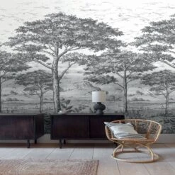 GoodHome Turcoaz Black & White Woodland Matt Mural 13 GoodHome Turcoaz Black & White Woodland Matt Mural -Home Paint Store goodhome turcoaz black white woodland matt mural5059340411088 02i