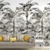 GoodHome Turman Black & White Tropical Matt Mural 1 GoodHome Turman Black & White Tropical Matt Mural -Home Paint Store goodhome turman black white tropical matt mural5059340411095 01i