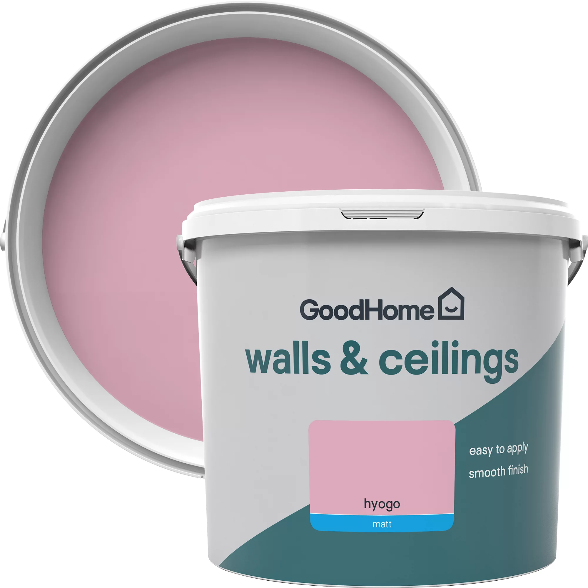 GoodHome Walls & Ceilings Hyogo Matt Emulsion Paint, 5L 3 GoodHome Walls & Ceilings Hyogo Matt Emulsion Paint, 5L