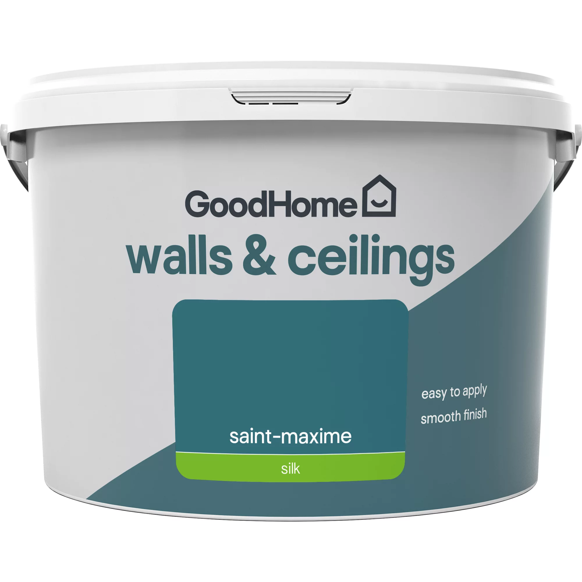 GoodHome Walls & Ceilings Saint-maxime Silk Emulsion Paint, 2.5L 4 GoodHome Walls & Ceilings Saint-maxime Silk Emulsion Paint, 2.5L - Image 2